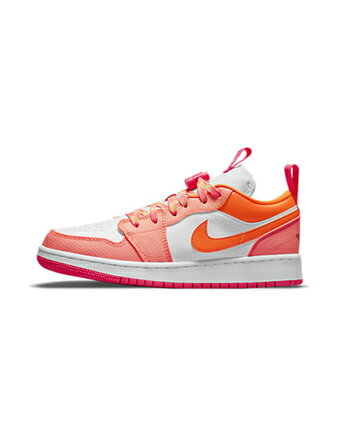 乐天商城 - シューズ スニーカー ナイキ Nike Air Jordan 1 Low Utility GS GS Wht/Bright Orange/Coral Pink ストリート 【GS】キッズ