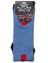 バスケットソックス ウェア クルーソックス アクター AKTR NEO FUTURE SOCKS BLUE