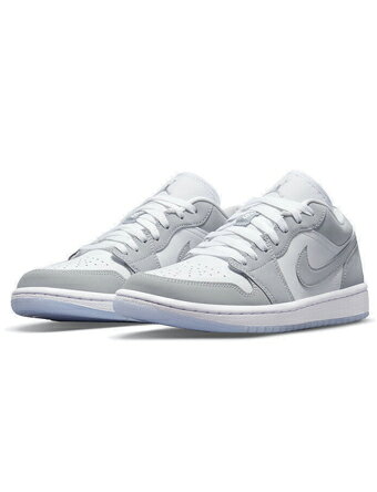 バスケ@TOKYO UltimateCollectionのバスケットシューズ バッシュ スニーカー ジョーダン Jordan Wmns Air Jordan 1 Low W Wht/W.Gry ストリート 【WOMEN'S】｜アングル2