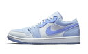 バスケットシューズ バッシュ スニーカー ジョーダン Jordan Air Jordan 1 Low 'Mighty Swooshers' Wht/Blu スト...