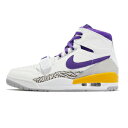 バスケットシューズ バッシュ スニーカー ジョーダン Jordan Air Jordan Legacy 312 Lackers Wht/Purp/Yel ストリ...