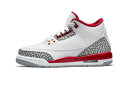 バスケットシューズ バッシュ スニーカー カーディナル・レッド ジョーダン Jordan Air Jordan 3 Retro GS Cardinal Red GS Wht/Red ストリート キッズ