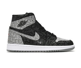 バスケットシューズ バッシュ スニーカー リベリオネア ジョーダン Jordan Air Jordan 1 High Retro OG Rebellionaire Blk/Gry ストリート