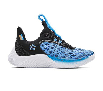 バスケットシューズ バッシュ アンダーアーマー UnderArmour Curry 9 Flow Kids　 GS Blue/Blk 【GS】キッズ