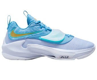 バスケットシューズ バッシュ フリーク　ヤニス ナイキ Nike Zoom Freak 3 Dutch Blue/Metallic Gold/Ghost