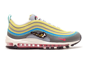 シューズ スニーカー ナイキ Nike Air Max 97 SE Next Nature Gray/Yellow/Blu/Pink ストリート