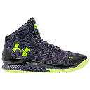 バスケットシューズ バッシュ アンダーアーマー UnderArmour Curry 1 Retro Black/Purple/Yellow