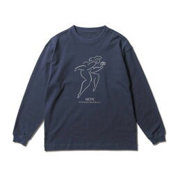 バスケットロング　Tシャツ ジュニア レディーズ ウェア アクター AKTR BREEZE BODY L/S TEE NAVY ウーメンズモデル 女性用 ストリート 【WOMEN'S】アパレル