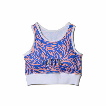 バスケットノースリーブ　タンクトップ ジュニア レディーズ ウェア アクター AKTR BREEZE CROP TOP BLUxL-ORANGE ウーメンズモデル 女性用 ストリート 【WOMEN'S】アパレル