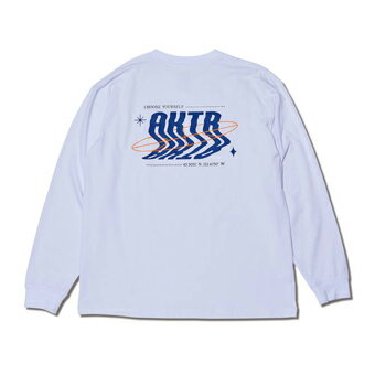バスケットロング　Tシャツ ウェア アクター AKTR FLUCTUATION AKTR L/S TEE WHITE 【MEN'S】