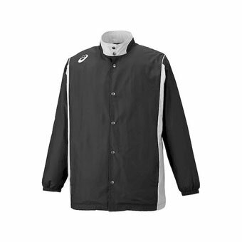 バスケットジャケット ウェア 秋冬物 アシックス Asics Warm Up Jacket Blk/Wht ランニング トレーニング 【MEN'S】