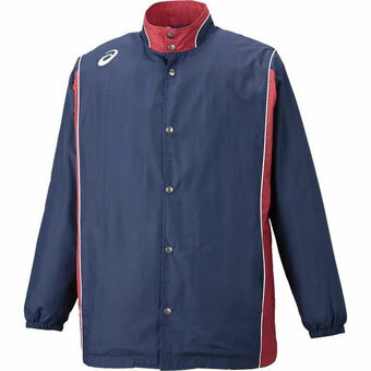 バスケットジャケット ジュニア キッズ ウェア 秋冬物 アシックス Asics Warm Up Jacket Junior NB/S　Red ランニング トレーニング 【BOY'S】 キッズ アパレル