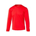 バスケットスウェット ウェア 秋冬物 アシックス Asics L/S Top Red ランニング トレーニング 【MEN'S】