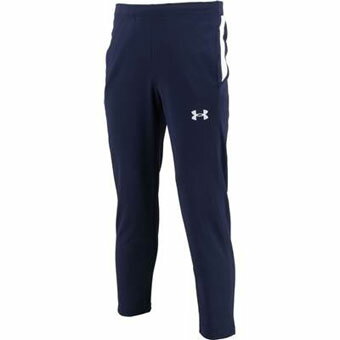 バスケットパンツ ウェア 秋冬物 アンダーアーマー UnderArmour UA Warm Up Knit Pants Nvy/Wht ランニング トレーニング 【MEN'S】