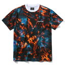 oXPbgTVc EFA X|fBO Spalding Tie Dye Marble Ring T-shirts Blk Xg[g yMEN'Sz