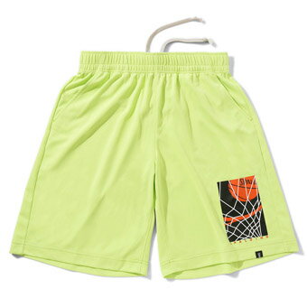 バスケットショーツ バスパン ウェア スポルディング Spalding Practice Shorts Rim Shot Lime Green 【MEN'S】