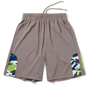 ХåT  ݥǥ Spalding Practice Shorts Multi Camo Ash Brown ˥ ȥ졼˥ ȥ꡼ MEN'S