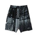 oXPbgV[c oXp EFA AN^[ AKTR GLITCH PHOTO SHORTS BLACK yMEN'Sz