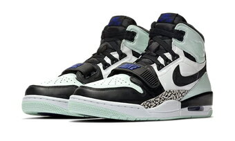 バスケットシューズ バッシュ スニーカー ジョーダン Jordan Air Jordan Legacy 312　Igloo Wht/Blk/Aqua ストリート 2