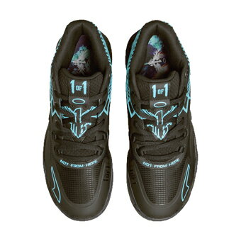 バスケットシューズ バッシュ ラメロボール プーマ Puma MB.01 Black/Teal