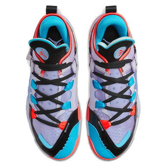 バスケットシューズ バッシュ スニーカー ファイノット ジョーダン Jordan Jordan Why Not Zer0.5 Childhood Blue/BRIGHT Red-BLACK ストリート 2