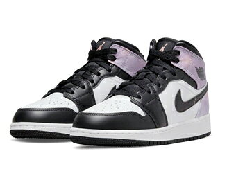 再再販 Ajretro 海外限定ものが豊富 バスケットシューズ バッシュ スニーカー ジョーダン Jordan Air 1 Mid Se Gs Black White Coral ストリート キッズ Tsujide Co Jp