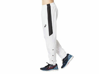 バスケットパンツ ジュニア キッズ ウェア 秋冬物 アシックス Asics Warm Up Pants Junior Wht/Blk ランニング トレーニング 【BOY'S】 キッズ アパレル