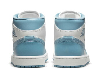 Ajretro 海外限定ものが豊富 新作 バスケットシューズ バッシュ スニーカー ジョーダン Jordan Wmns Mid Sail ストリート Blue Worn 1 W Air 超人気 Unc
