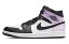 バスケットシューズ バッシュ スニーカー ジョーダン Jordan Air Jordan 1 Mid Zen Master Black/White/Purple ストリート