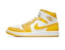 バスケットシューズ バッシュ スニーカー ジョーダン Jordan Wmns Air Jordan 1 Mid SE W Lemon ストリート 【WOMEN 039 S】