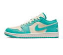 バスケットシューズ バッシュ スニーカー ジョーダン Jordan Wmns Air Jordan 1 Low W Tropical Teal ストリート 【W...