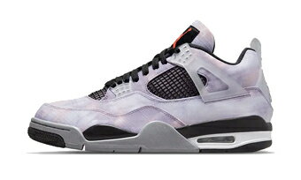 バスケットシューズ バッシュ スニーカー 禅マスター ジョーダン Jordan Air Jordan 4 Retro SE Zen Master　 Light Purple ストリート