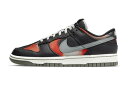 バスケットシューズ バッシュ スニーカー グラフィティー ナイキ Nike Dunk Low Retro PRM Graffiti Black/Red ストリー...