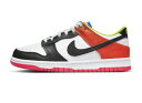 バスケットシューズ バッシュ スニーカー カートウィール ナイキ Nike Dunk Low GS Cartwheel GS White/Black-Orang...