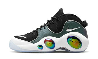 バスケットシューズ バッシュ ナイキ Nike Air Zoom Flight 95 The Mighty Swooshers Black/White