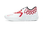 バスケットシューズ バッシュ ラメロボール プーマ Puma MB.01 Team Lo White/Red