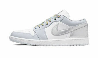 バスケットシューズ バッシュ スニーカー テイク ユアー チャンス ジョーダン Jordan Air Jordan 1 Low SE White/Gray ストリート