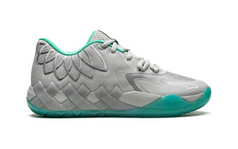 バスケットシューズ バッシュ ラメロボール プーマ Puma MB.01 Lo UFO GS Gray/Teal 【GS】キッズ