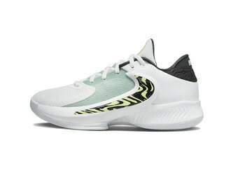 バスケットシューズ バッシュ フリーク ナイキ Nike Zoom Freak 4 GS GS White/ Volt 【GS】キッズ