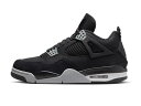 バスケットシューズ バッシュ スニーカー ジョーダン Jordan Air Jordan 4 Retro SE CANVAS Black/Steel ストリート