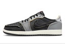 バスケットシューズ バッシュ スニーカー ジョーダン Jordan Air Jordan 1 Low Retro OG Ex Black/Fire Red-Da...