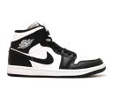 バスケットシューズ バッシュ スニーカー ジョーダン Jordan Wmns Air Jordan 1 Mid SE W White/Black ストリート 【WOMEN'S】