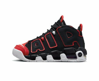 バスケットシューズ バッシュ スニーカー エアー　モア　アップテンポ ナイキ Nike Air More Uptempo GS GS Black/Red Toe ストリート 【GS】キッズ