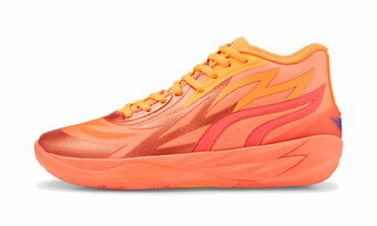 バスケットシューズ バッシュ ラメロボール プーマ Puma MB.02 Ultra Orange