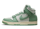 バスケットシューズ バッシュ スニーカー ダンク デニム ナイキ Nike Wmns Dunk high 1985 W Green Denim ストリート 【WOMEN'S】