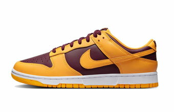 V[Y Xj[J[ A]i Xe[g ju iCL Nike Dunk Low Retro Chenille Swoosh ASU Yellow/Burgundy Xg[g