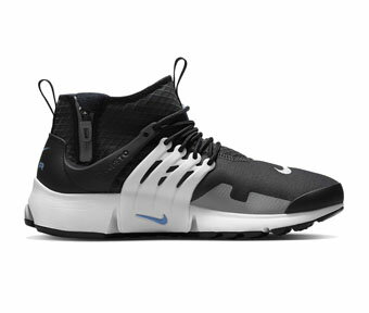 シューズ スニーカー ナイキ Nike Air Presto Mid Utility Black/White/Gray ストリート