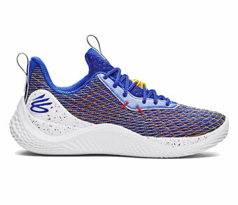 バスケットシューズ バッシュ アンダーアーマー UnderArmour Curry 10 Flow FORNIA Blue/White/Gold/Red