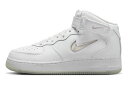 シューズ スニーカー ナイキ Nike Air Force 1 Mid '07 Jewl Summit White ストリート