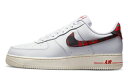 バスケットシューズ バッシュ スニーカー ナイキ Nike Air Force 1 Low '07 LV8 Paid White/U.Red/Green ストリ...
